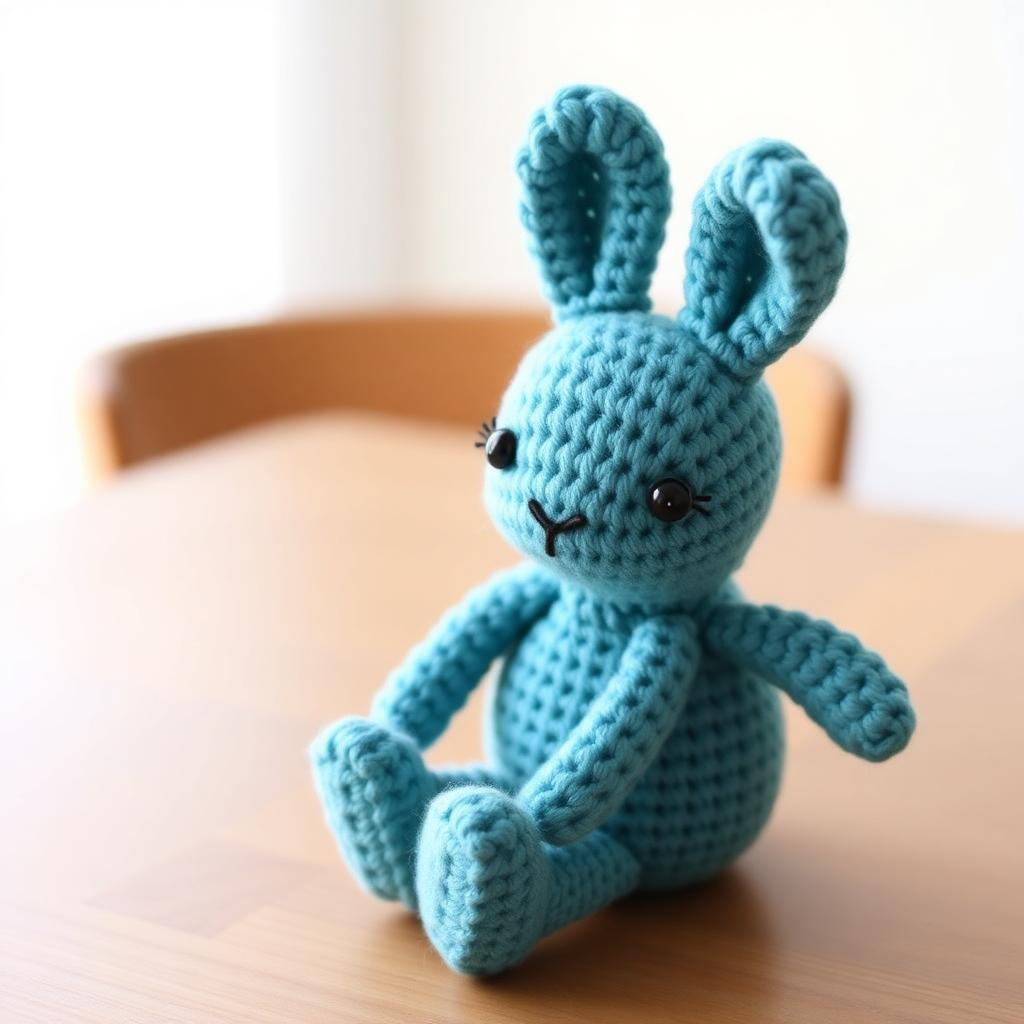 Teal Bunny Friend