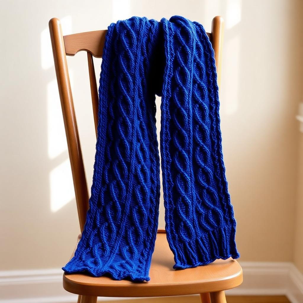 Royal Cable Scarf
